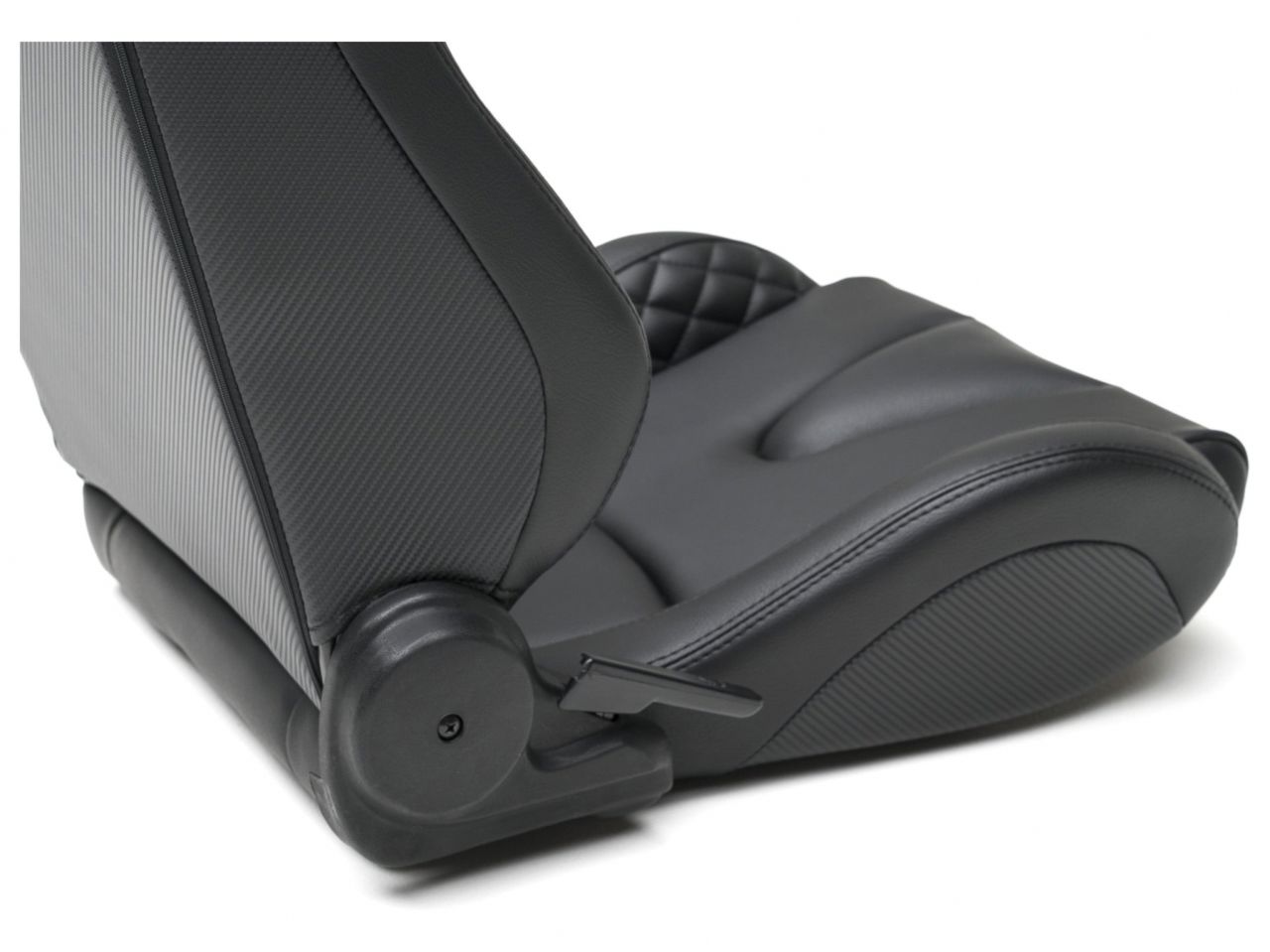 Corbeau Sportline RRS Black Vinyl Carbon Vinyl