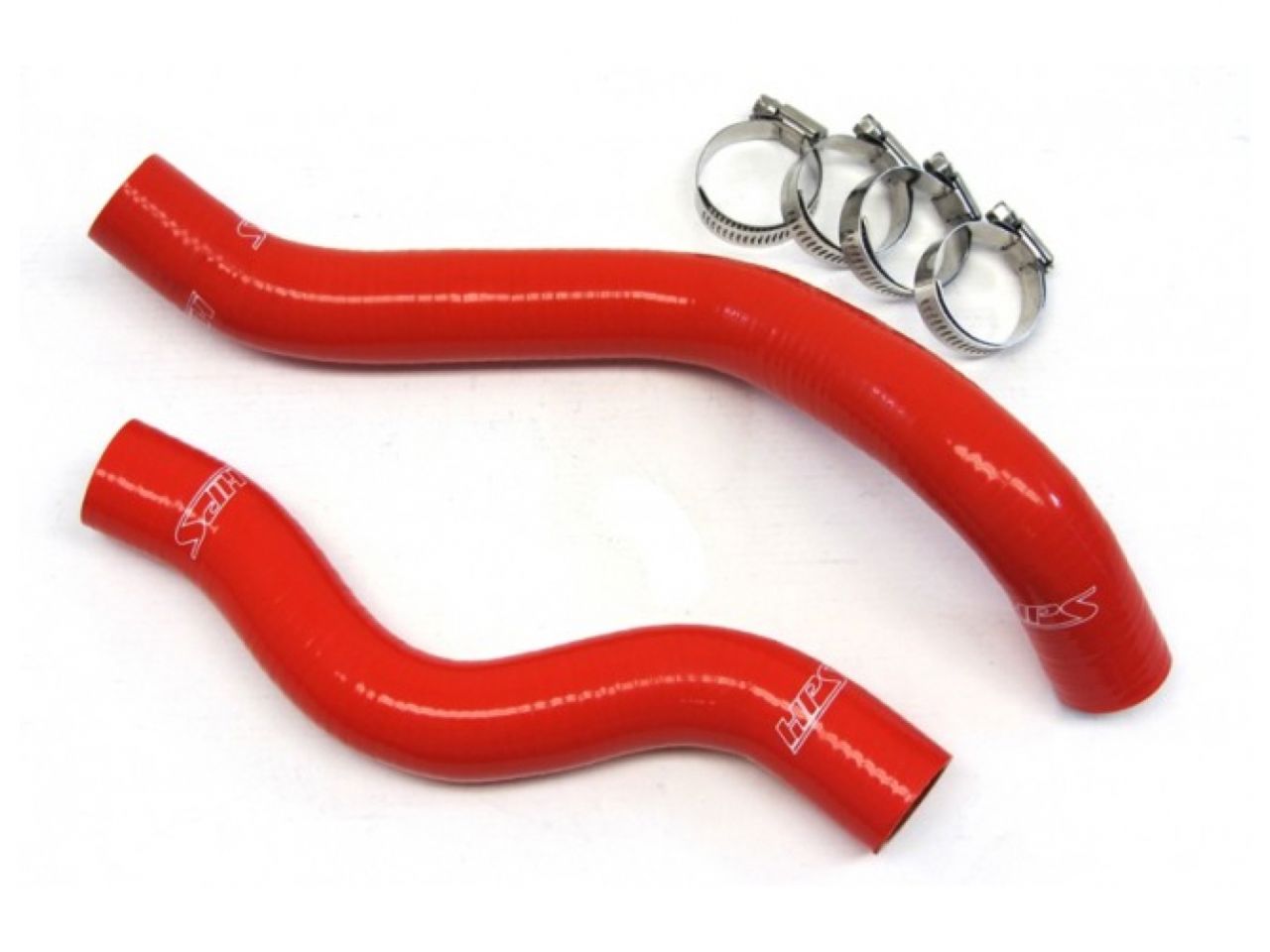 HPS Red Reinforced Silicone Radiator Hose Kit Coolant Honda 12-15 Civic Non Si 1.8L