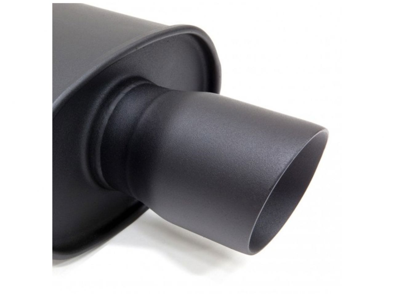 BLOX Racing 2.5in Stainless Steel SL Sport Muffler w/ Double Wall Slant Cut Tip -