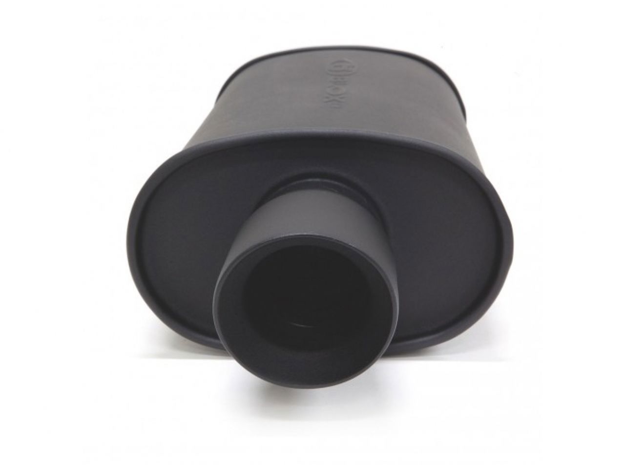 BLOX Racing 2.5in Stainless Steel SL Sport Muffler w/ Double Wall Slant Cut Tip -