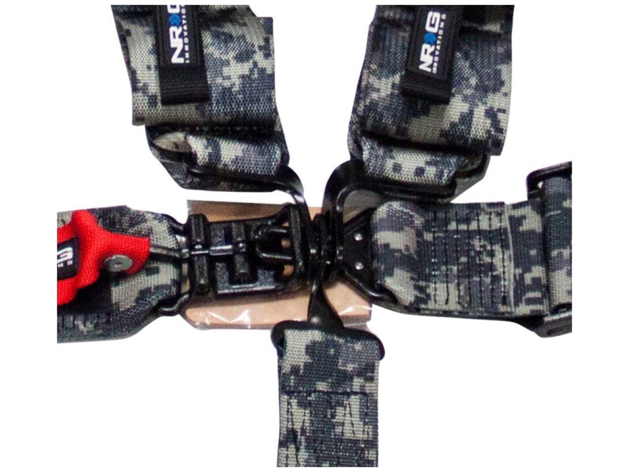 NRG SFI 16.1 5pt 3 inch Seat Belt Harness / Latch Link - Digital Camo