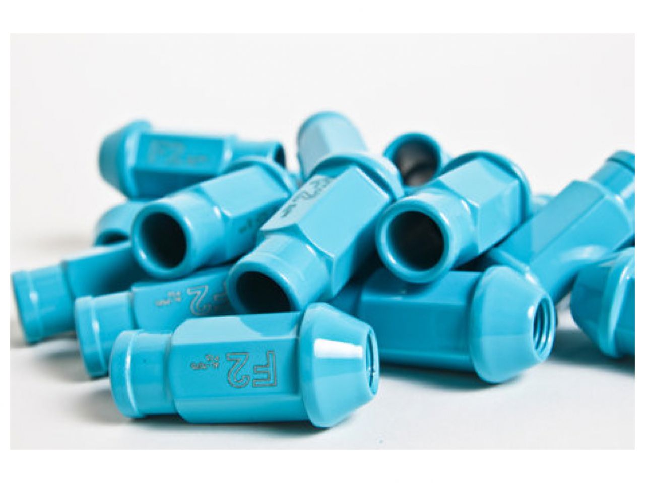 Function & Form Lug Nuts, Size: 1.5, Red