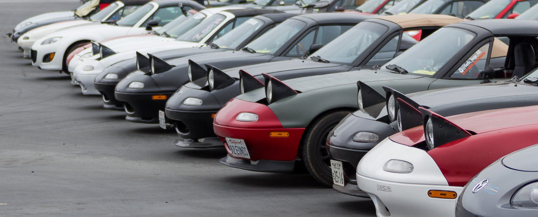 Coverage of the Miatas at Mazda Raceway Laguna Seca 2014