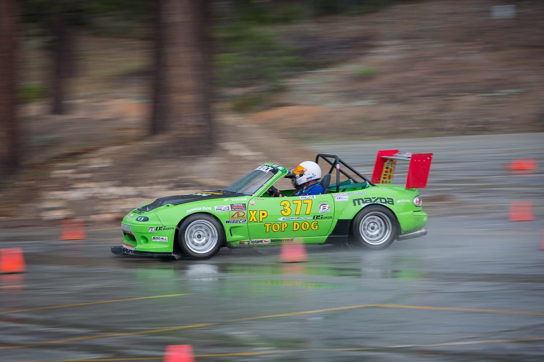 Cone Dodging at Big Bear