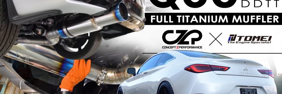 Infiniti Q60 VR30DDTT 6MT Expreme Ti Full Titanium Muffler