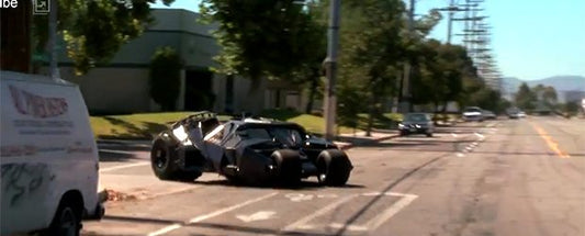 Batman Drives the Streets of Southern California