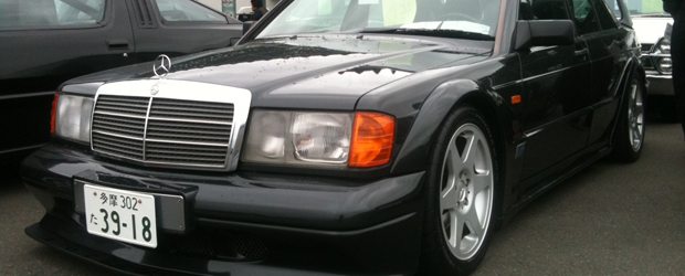 Mercedes 190 w/ 3.5L V8 F1 motor.