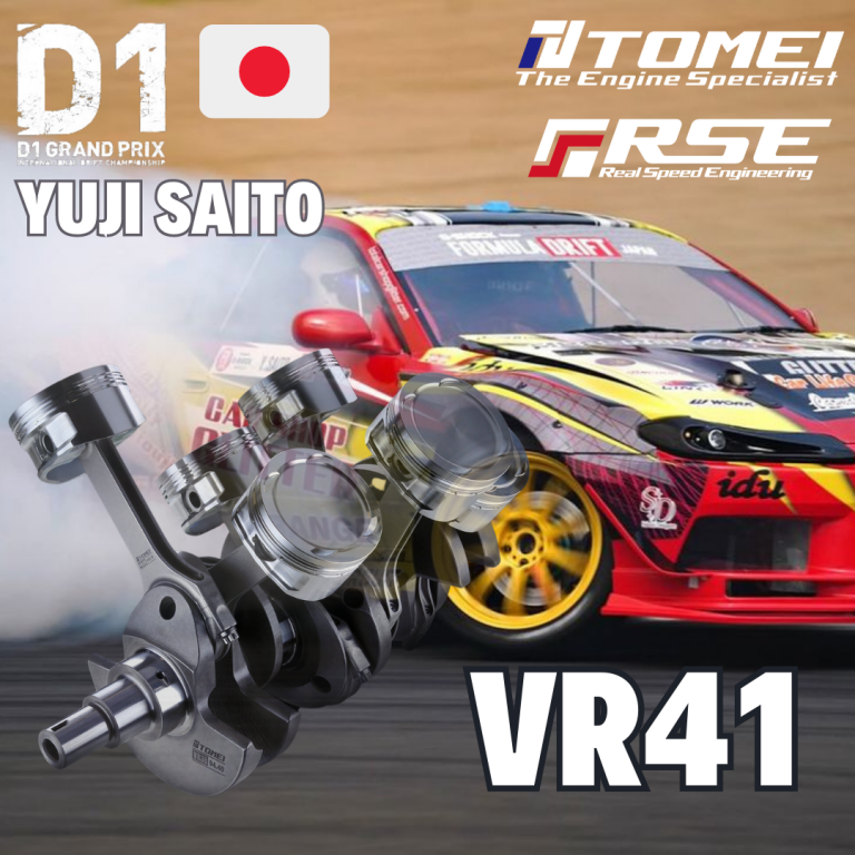 New Product Release: TOMEUSA/RSE VR4.1L makes great progress with Yuji Saito S15 Silvia