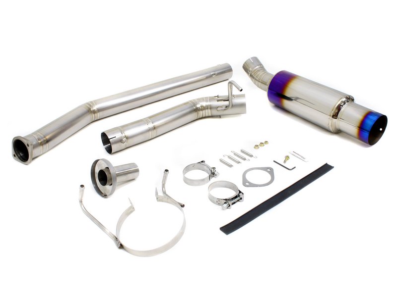 Nissan 240SX S13 240SX Stock Exhaust to Tomei Expreme Ti Titanium Exhaust Replacement