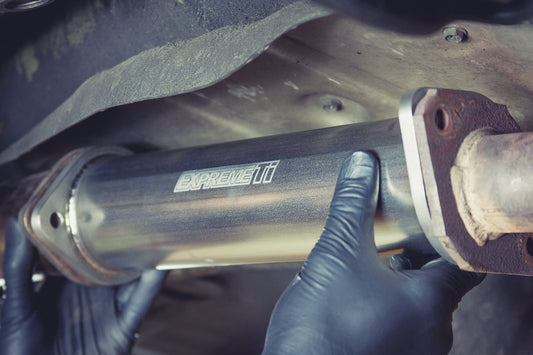 Tomei Titanium Test Pipe Install on Nissan 240sx.