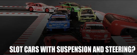 Slot cars with suspension AND steering?