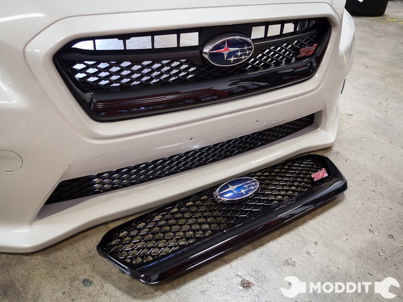 Subaru STI Front Grille Replacement