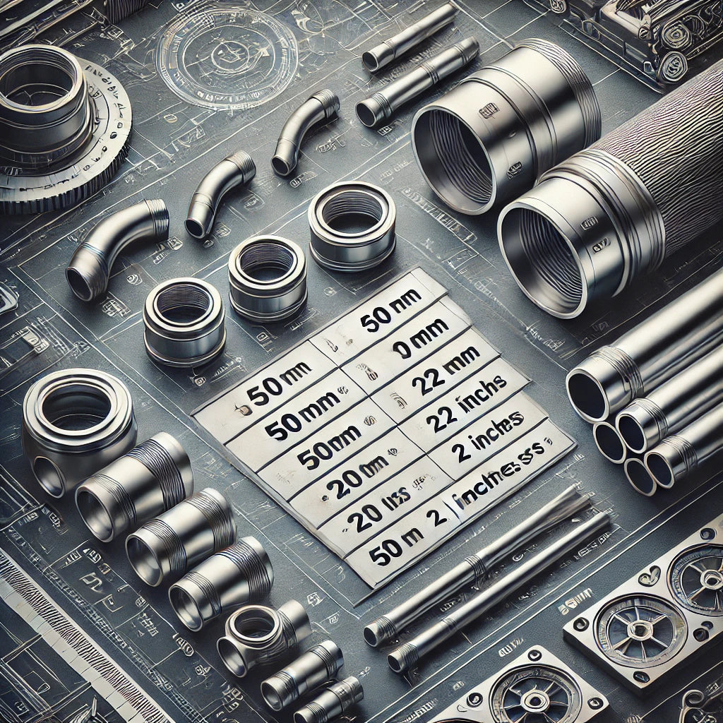 Metric to Imperial Size Chart for Automotive - Common sizes