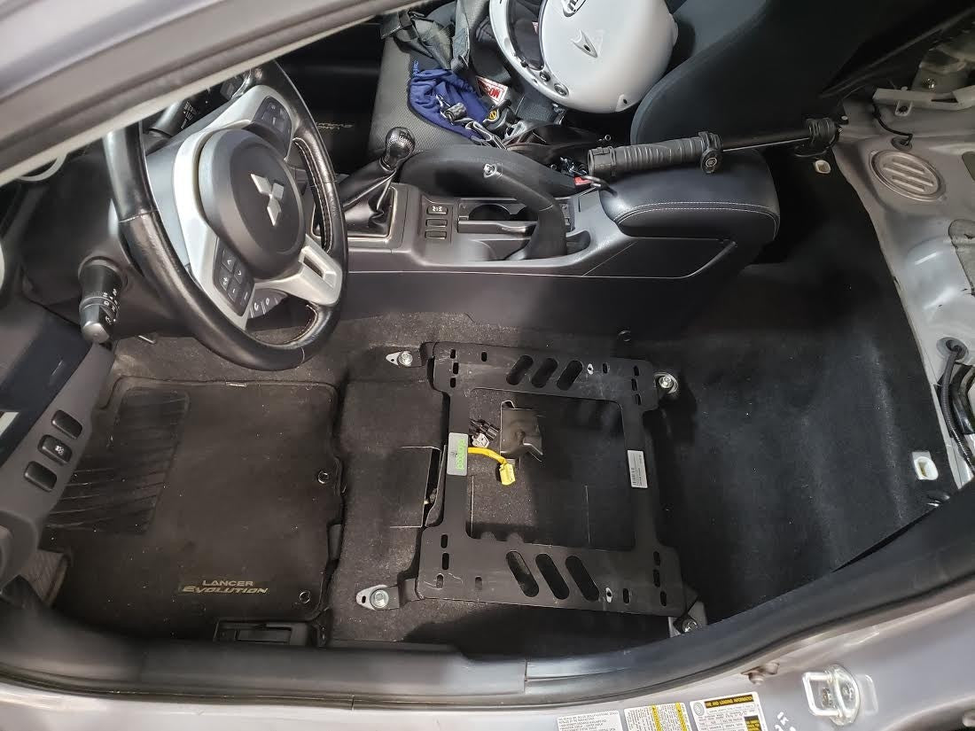 Planted Technology Seat Bracket- Mitsubishi Lancer (2007-2017) / Evo 10 (2007-2015) - Driver / Left