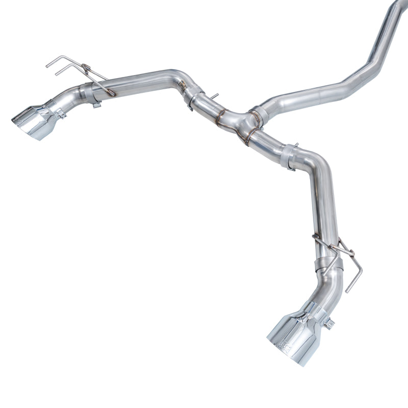 AWE Tuning 22+ Honda Civic Si/Acura Integra Track Edition Catback Exhaust - Dual Chrome Silver Tips 3020-32331