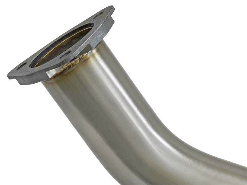 aFe Takeda 2-1/4 to 2-1/2in 304 Stainless Steel Cat-Back Exhaust w/Anodize 49-36615-L Photo - Unmounted