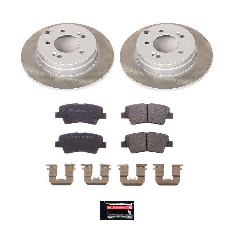 PowerStop Power Stop 11-16 Kia Optima Rear Semi-Coated Rotor Kit SC5381 SC5381 Photo - Primary