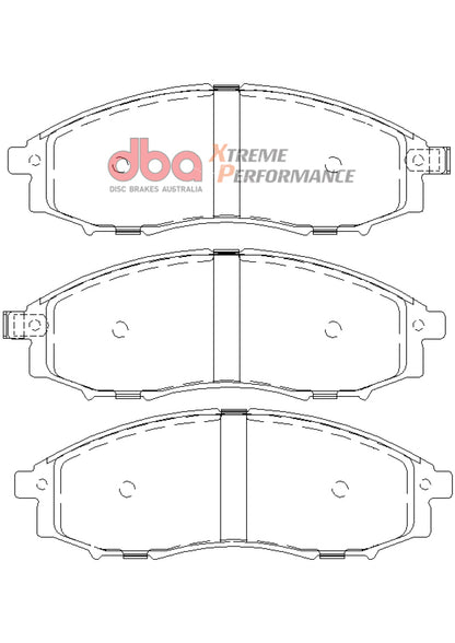 DBA 00-04 Nissan Xterra XP650 Front Brake Pads DB1439XP DB1439XP Photo - out of package