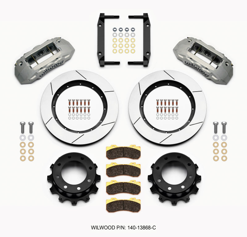 Wilwood TX6R Rear Kit, 15.50", Clear Ano, 2005-2012 Ford F250/F350 4WD 140-13868-C Photo - Primary