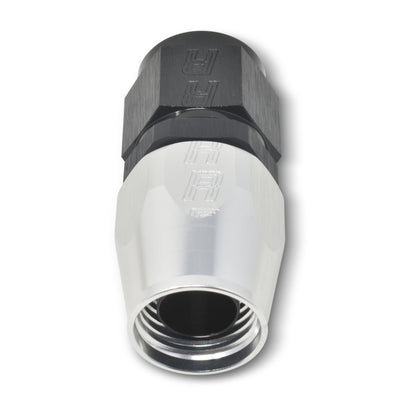 Russell Full Flow Straight Hose Ends - Black / Silver 610053 Photo - out of package
