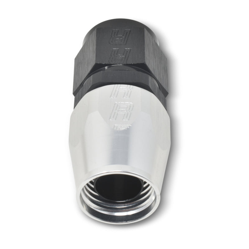 Russell Full Flow Straight Hose Ends - Black / Silver 610053 Photo - out of package