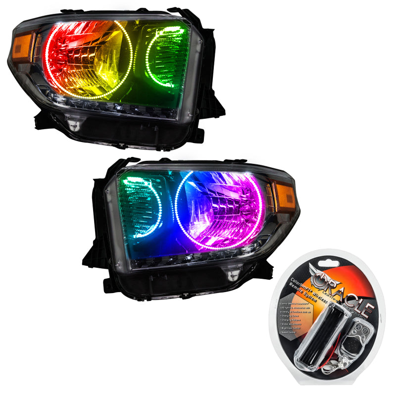 ORACLE Lighting Oracle 14-17 Toyota Tundra SMD HL - Dual Halo Kit - ColorSHIFT 7204-330 7204-330 Photo - Primary