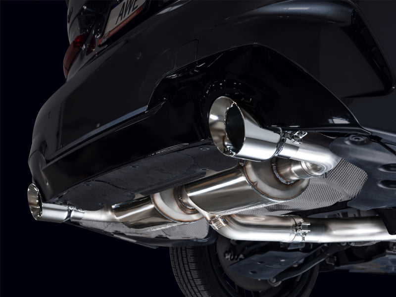 AWE Tuning AWE 19-23 BMW 330i / 21-23 BMW 430i Base G2X Touring Axle Back Exhaust - Chrome Silver 3015-32429 3015-32429 Photo - Mounted