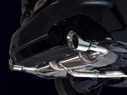 AWE Tuning AWE 19-23 BMW 330i / 21-23 BMW 430i Base G2X Touring Axle Back Exhaust - Chrome Silver 3015-32429 3015-32429 Photo - Mounted