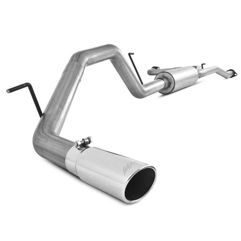 MBRP 2007-2009 Nissan Titan 5.6L EC/CC Cat Back Single Side S5404AL Photo - Primary