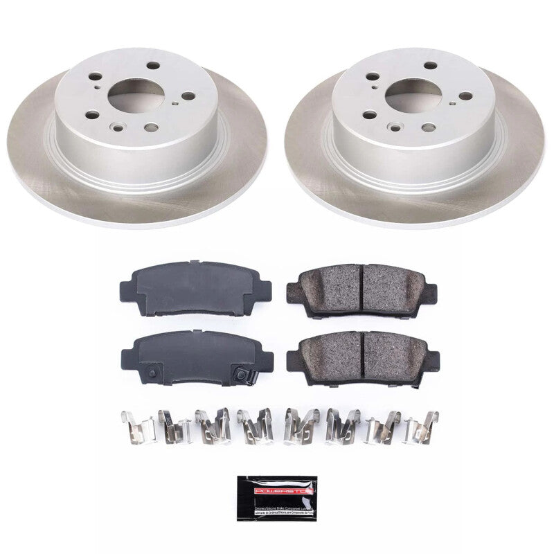 PowerStop Power Stop 95-99 Toyota Avalon Rear Semi-Coated Rotor Kit SC5103 SC5103 Photo - Primary