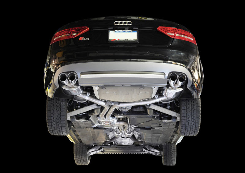 AWE Tuning Audi B8 S5 4.2L Touring Edition Exhaust System - Polished Silver Tips 3015-43028 3015-43028 Photo - Mounted