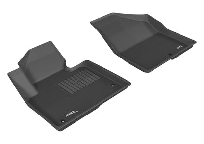 3D MAXpider 2013-2019 Hyundai Santa Fe Sport/Santa Fe/Santa Fe Xl Kagu 1st Row Floormat - Black L1HY01711509 L1HY01711509 Photo - Primary
