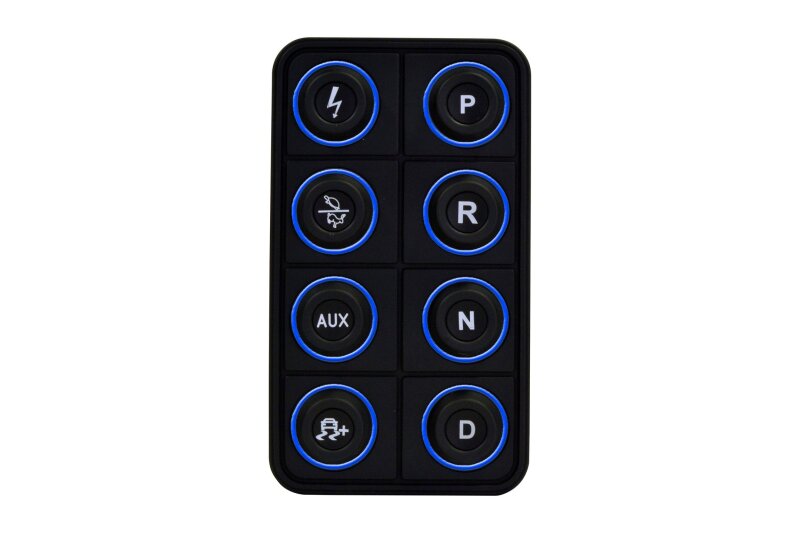 AEM EV 8 Button Keypad CAN Based Programmable Backlighting 30-8400 30-8400 Photo - out of package