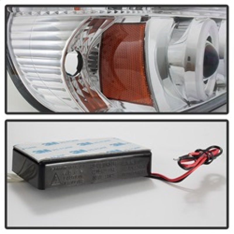 Spyder Ford Explorer 95-01 1PC Projector Headlights LED Halo Chrm PRO-YD-FEXP95-HL-1PC-C 5010148 5010148 Photo - Unmounted