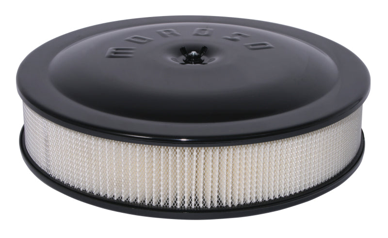 Moroso A/C, 14" X 3", Black PC, Alum 65904 Photo - Primary