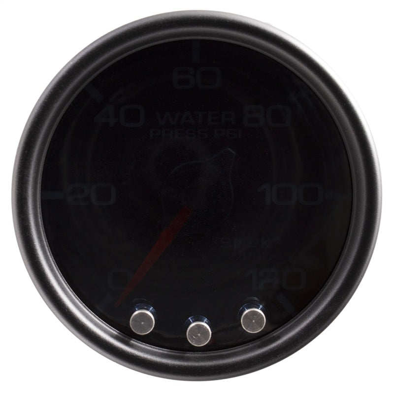 Autometer Spek-Pro Gauge Water Press 2 1/16in 120psi Stepper Motor W/Peak & Warn Blk/Smoke/Blk P34552 P34552 User 2