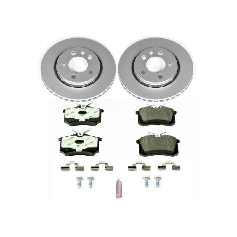 PowerStop Power Stop 00-06 Audi TT Quattro Rear Euro-Stop Brake Kit ESK920 ESK920 Photo - Primary