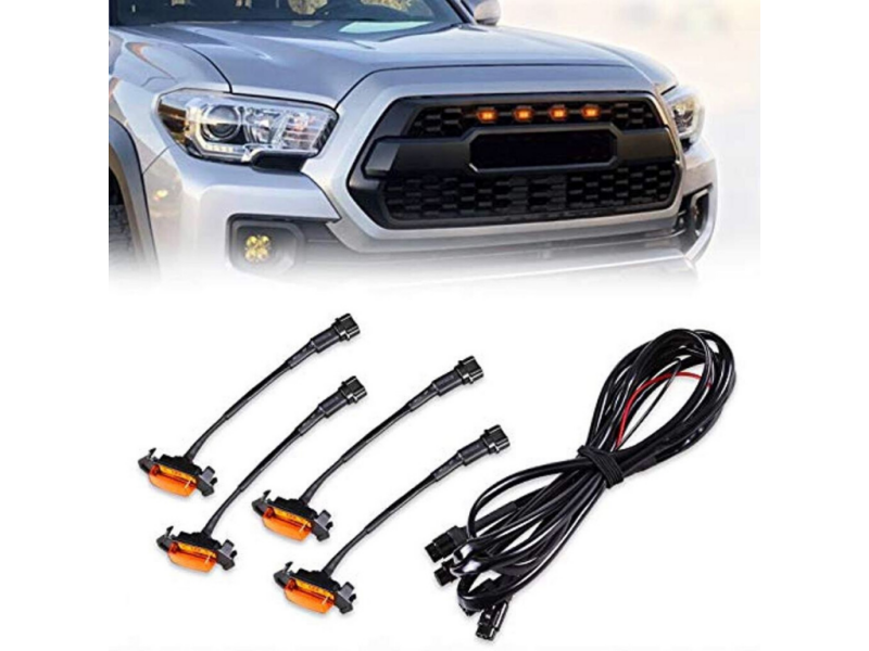Cali Raised LED Cali Raised 16-23 Toyota Tacoma Trd Pro Grille Raptor Led Light Kit - W/ Add A Fuse CR3689 CR3689 Photo - Primary