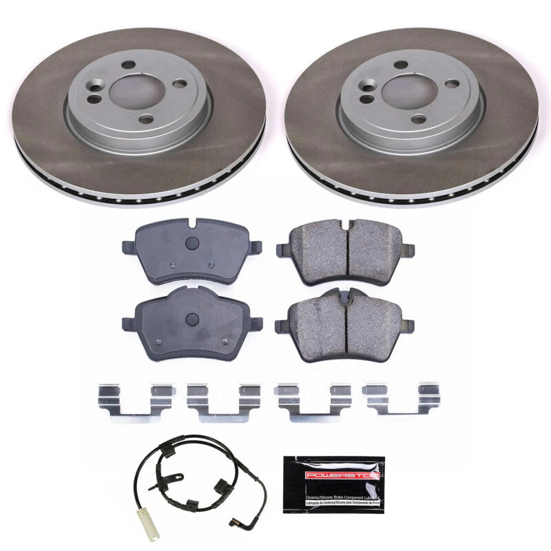 PowerStop Power Stop 07-10 Mini Cooper Front Semi-Coated Rotor Kit SC6068 SC6068 Photo - Primary