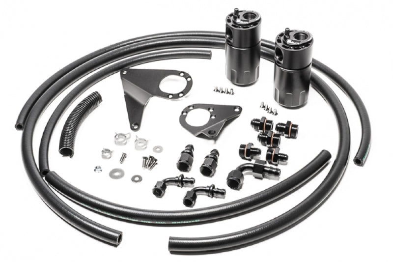 Radium Engineering Dual Catch Can Kit 08-16 Mitsubishi Evo Fluid Lock 20-1107-FL 20-1107-FL Photo - Primary