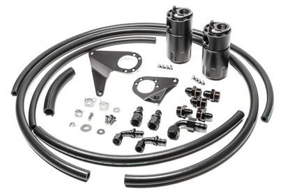 Radium Engineering Dual Catch Can Kit 08-16 Mitsubishi Evo Fluid Lock 20-1107-FL 20-1107-FL Photo - Primary