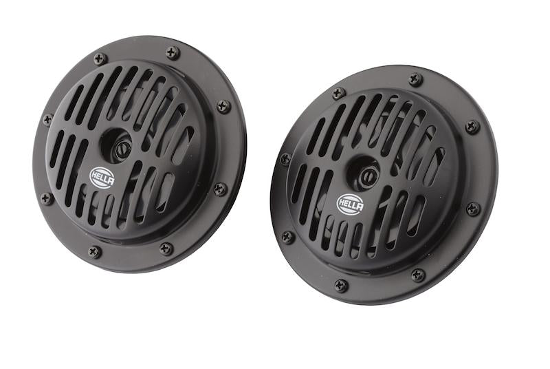 Hella Supertone Horn Kit 12V 310/380HZ HTone Black 004811042