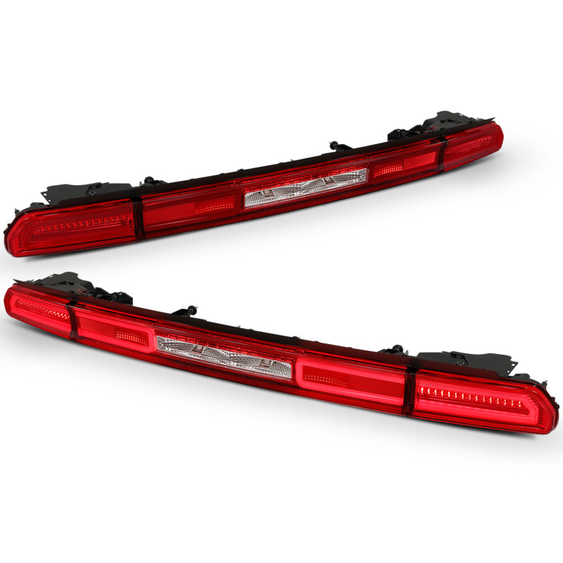 ANZO 08-10 Dodge Challenger LED Taillights - Red/Clear w/Sequential Turn Signal 321348 321348 Photo - Primary