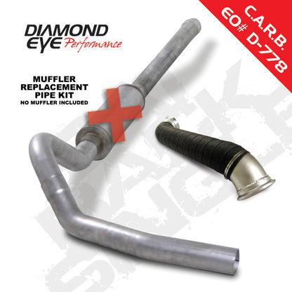 Diamond Eye Performance Diamond Eye KIT 4in CB MRP SGL w/ TDP AL 06-07 Chevy/GMC 6.6L Duramax 2500/3500 K4127A-RP K4127A-RP Photo - Primary