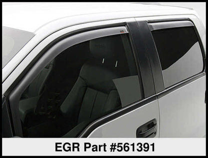 EGR 15+ Chevy Colorado/GMC Canyon Ext Cab In-Channel Window Visors - Set of 2 (561391) 561391 561391 Thumbnail