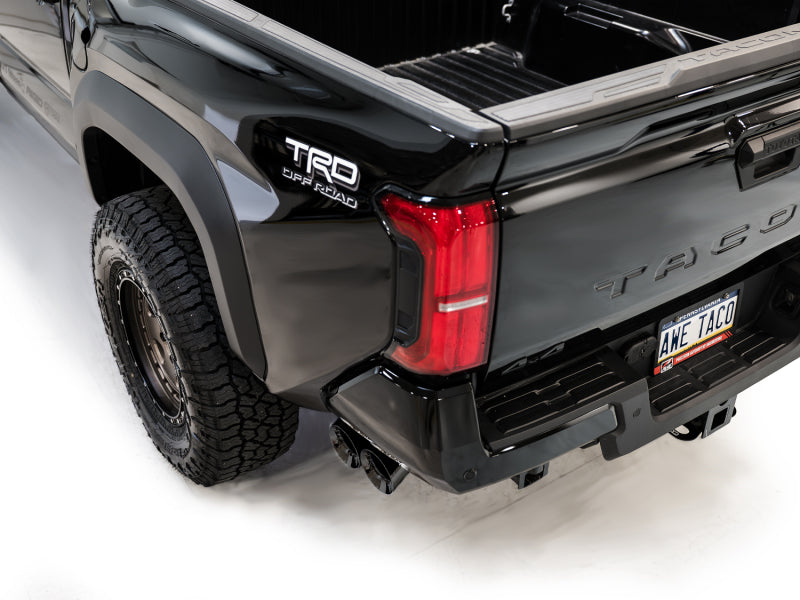 AWE Tuning AWE Exhaust for 4th Gen Toyota Tacoma Dual Diamond Black Tips 3015-33254 3015-33254 Photo - Mounted