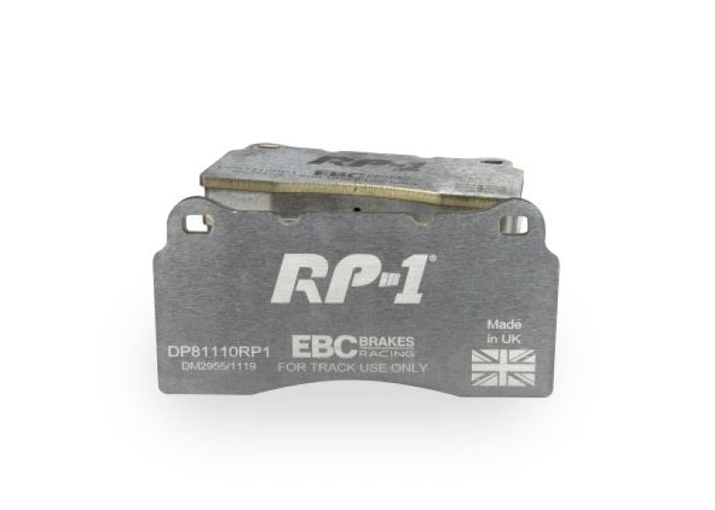 EBC Racing 2017+ Tesla Model 3 (RWD) RP-1 Front Brake Pads DP81110RP1 DP81110RP1 Photo - Primary