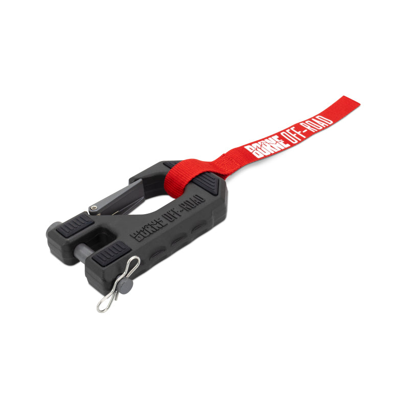 Borne Off-Road Winch Hook - 3/8in Rope - Hand Strap - Red BNWN-SR-38-85KRD BNWN-SR-38-85KRD Photo - Primary