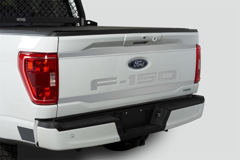 Putco 2021 Ford F-150 Stainless Steel Upper/Lower Tailgate Accent (2pcs) 403469 403469 Photo - Mounted