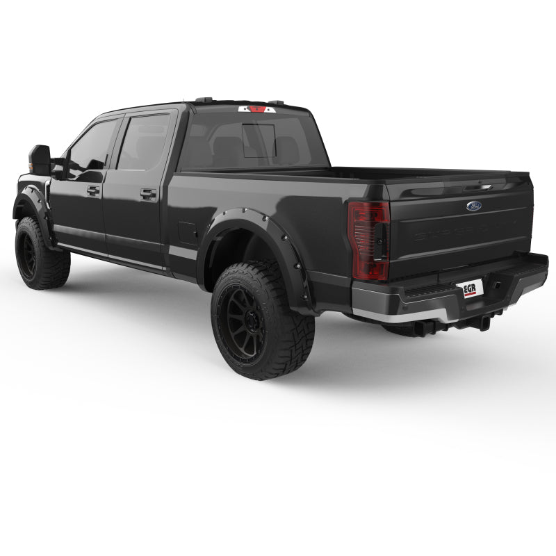 EGR 2017 Ford Super Duty Bolt-On Look Color Match Fender Flares - Set - Shadow Black 793914-G1 793914-G1 Photo - Mounted